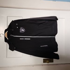 Raiders NFL rain jacket